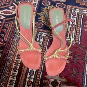 Enzo Angiolini heeled Coral Sandals